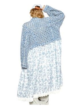 POL Aminah Vintage Denim Shirt/Cardigan/Jacket, Size M.